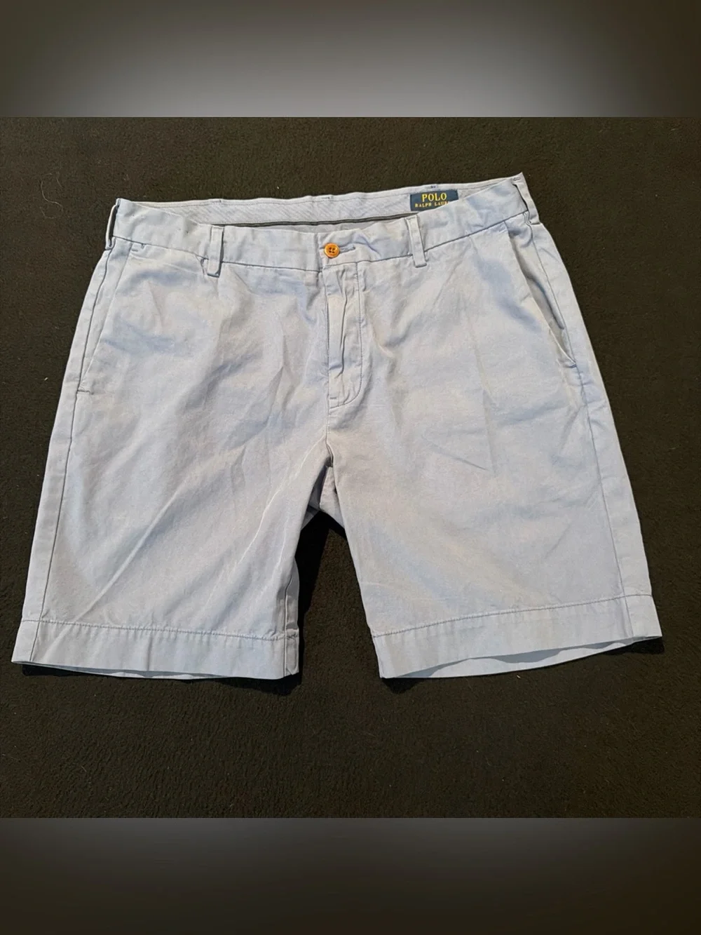 Polo by Ralph Lauren Blue Pima Cotton‎ Mens Shorts Size 34